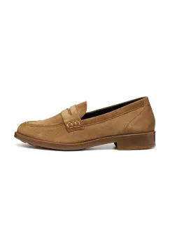 Geox mocasini de piele D JAYLON 2 culoarea maro, cu toc plat, D46QAB 00022 C6372 imagine