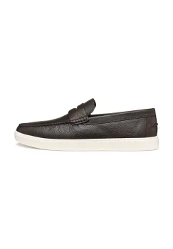 Geox mocasini de piele U AVOLA barbati, culoarea maro, U55GSA 00046 C6009 imagine