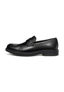 Geox mocasini de piele U MASSIMIANO culoarea negru, U56H9C 00043 C9999 imagine