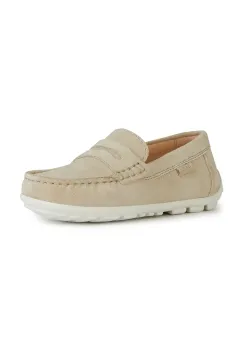 Geox mocasini din piele intoarsa NEW FAST culoarea bej, J826CA.00022 imagine