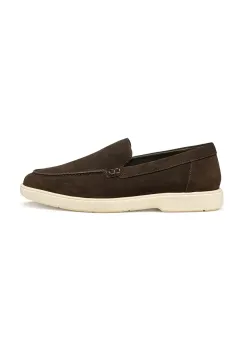 Geox mocasini din piele intoarsa U SPHERICA EC17 barbati, culoarea maro, U55LAD 00022 C6006 imagine