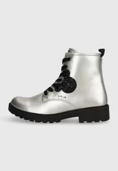 Geox pantofi copii J3620G 000NF J CASEY culoarea argintiu imagine