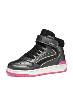 Geox pantofi copii WASHIBA culoarea gri, J56HXA.000NF imagine