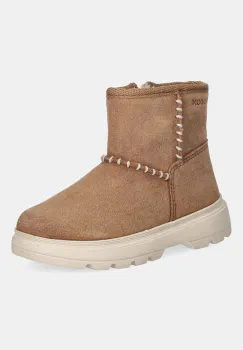 Geox pantofi de iarna din nubuc pentru copii KIDDARTAH culoarea maro, B565YA.00022 imagine