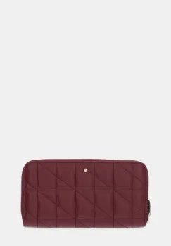 Geox portofel de piele culoarea bordo, D45K3C 00046 imagine