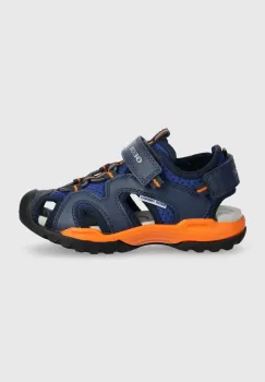 Geox sandale copii BOREALIS culoarea albastru marin imagine