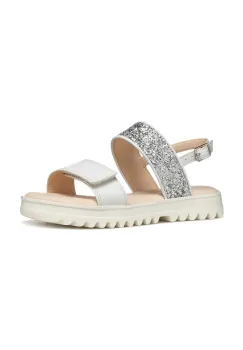 Geox sandale copii CORALIE culoarea argintiu, J556EA.0BCEW imagine