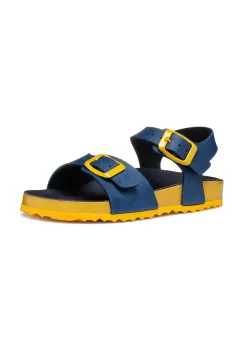 Geox sandale copii GHITA culoarea galben, J558LC.0003W imagine