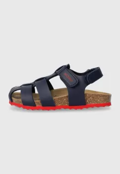 Geox sandale copii SANDAL CHALKI culoarea albastru marin imagine
