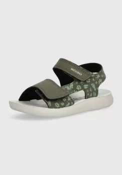 Geox sandale copii SANDAL LIGHTFLOPPY culoarea verde imagine