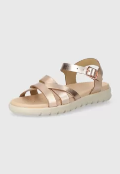 Geox sandale copii SANDAL SOLEIMA culoarea portocaliu imagine