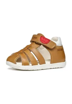 Geox sandale din piele pentru copii SANDAL MACCHIA culoarea bleumarin, B254VA.0CL54 imagine