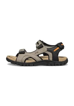 Geox sandale UOMO SANDAL STRADA barbati, culoarea bej, U8224D 000EK C5004 imagine