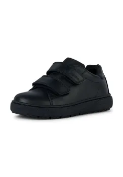 Geox tenisi din piele copii THELEVEN culoarea negru, J36LDD.00043 imagine