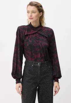 Gestuz bluza femei, culoarea rosu, modelator, 10909578 imagine