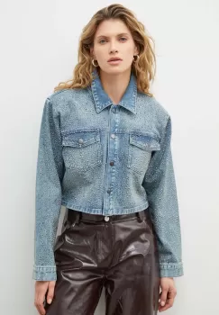 Gestuz geaca jeans femei, de tranzitie, oversize imagine