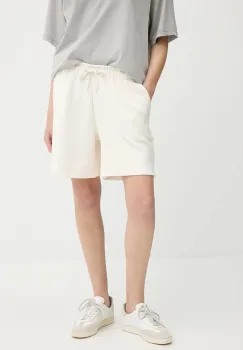 Gestuz pantaloni scurti culoarea alb, uni, high waist, 10910317 imagine