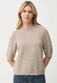Gestuz pulover femei, culoarea bej, light, 10909815 imagine