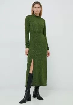 Gestuz rochie culoarea verde, maxi, drept imagine