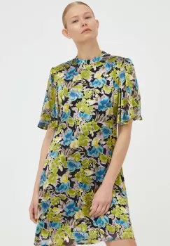 Gestuz rochie din amestec de matase Floria mini, drept imagine