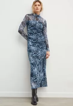 Gestuz rochie maxi, mulata imagine