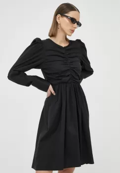 Gestuz rochie TolinaGZ Ls culoarea negru, mini, evazati imagine