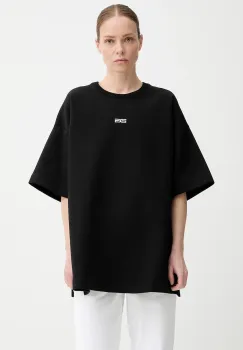 Gestuz tricou culoarea negru, 10910316 imagine