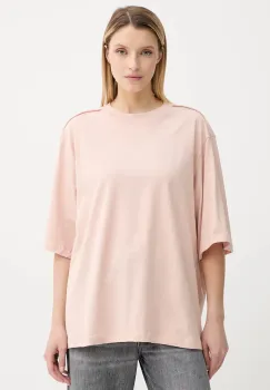 Gestuz tricou din bumbac culoarea portocaliu, 10910395 imagine