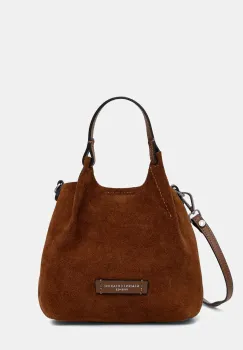 Gianni Chiarini geanta crossbody pentru femei din piele intoarsa DUA imagine