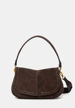 Gianni Chiarini geanta crossbody pentru femei din piele intoarsa HELENA ROUND imagine