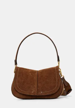 Gianni Chiarini geanta crossbody pentru femei din piele intoarsa HELENA ROUND imagine