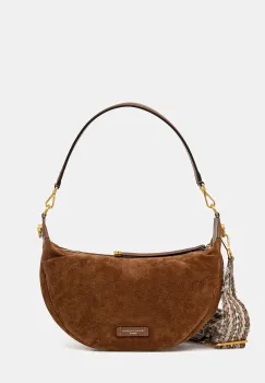 Gianni Chiarini geanta de mana din piele intoarsa AISHA culoarea maro, BS.12050.CM imagine