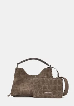 Gianni Chiarini geanta de mana din piele intoarsa AURORA culoarea maro, BS.11845.CM imagine