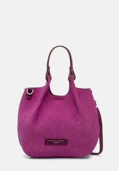 Gianni Chiarini geanta de mana din piele intoarsa DUA imagine