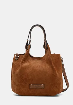 Gianni Chiarini geanta de mana din piele intoarsa DUA imagine