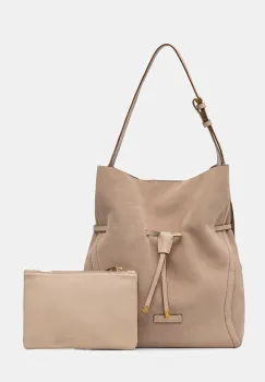 Gianni Chiarini geanta de mana din piele intoarsa SIENNA imagine