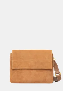 Gianni Chiarini geanta de mana din piele intoarsa THREE imagine