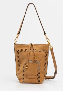 Gianni Chiarini geanta de mana din piele intoarsa VANESSA culoarea maro, BS.11395.CMLSR imagine