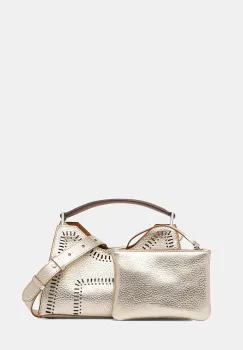 Gianni Chiarini geanta de piele AURORA culoarea auriu, BS.11535.RNGDBLSR imagine