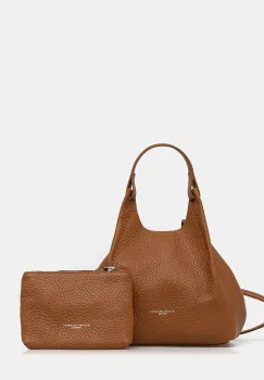 Gianni Chiarini geanta de piele DUA culoarea argintiu, BS 9719 RNGDBL imagine