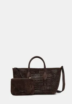 Gianni Chiarini geanta pentru femei, din piele intoarsa MASHUP imagine