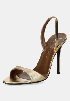 Giuseppe Zanotti pantofi cu toc Clandestino culoarea auriu, E500000.001 imagine