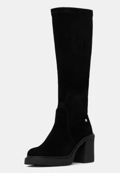 GOE cizme culoarea negru, cu toc drept, izolare usoara, SS2N4401 BLACK imagine
