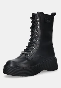 GOE cizme de piele culoarea negru, cu platforma, SS2N4130 BLACK imagine