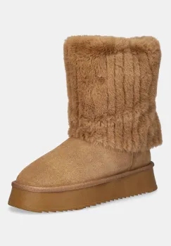 GOE cizme de zapada din piele intoarsa culoarea maro, SS2N4308 BROWN imagine