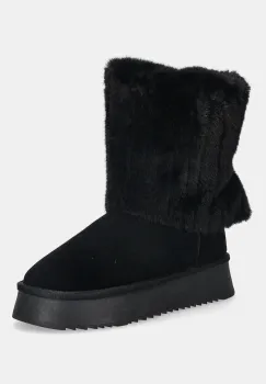 GOE cizme de zapada din piele intoarsa culoarea negru, SS2N4307 BLACK imagine