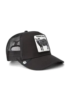 Goorin Bros sapca de baseball din amestec de bumbac Black Sheep Trucker culoarea negru, 101-2457 imagine