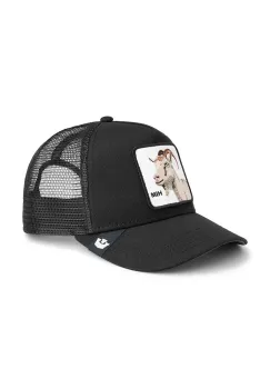 Goorin Bros sapca de baseball din amestec de bumbac Him Trucker culoarea negru, 101-2456 imagine
