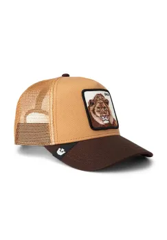 Goorin Bros sapca de baseball din amestec de bumbac King Trucker culoarea maro, 101-2459 imagine