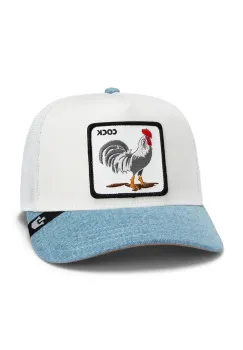 Goorin Bros sapca Rooster Fan Institution Ball Club culoarea alb, cu imprimeu, 101-2113 imagine